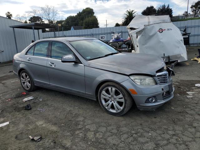 WDDGF54X78F049163 - 2008 MERCEDES-BENZ C 300 SILVER photo 4