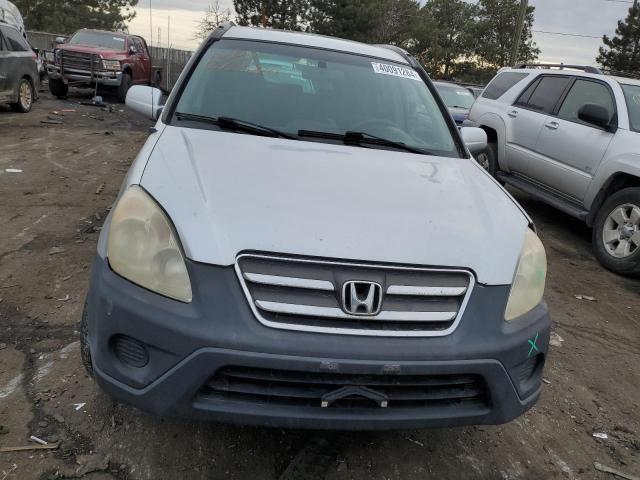 SHSRD78865U312095 - 2005 HONDA CR-V EX SILVER photo 5