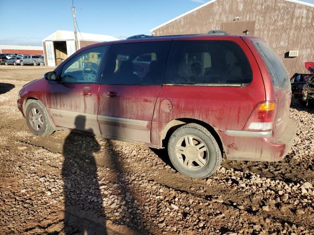 2FMZA52462BA03127 - 2002 FORD WINDSTAR SE RED photo 2