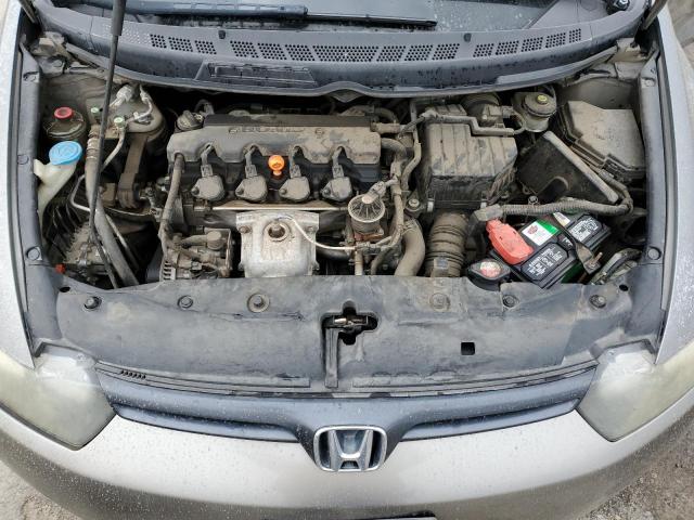 2HGFG12647H551259 - 2007 HONDA CIVIC LX GRAY photo 11