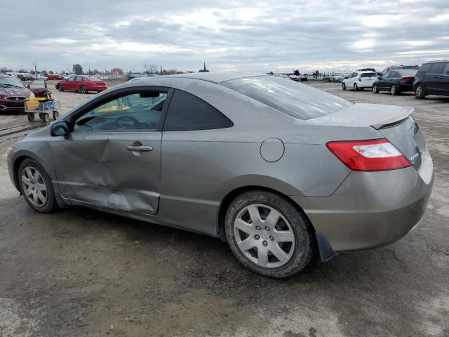 2HGFG12647H551259 - 2007 HONDA CIVIC LX GRAY photo 2