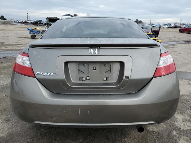 2HGFG12647H551259 - 2007 HONDA CIVIC LX GRAY photo 6