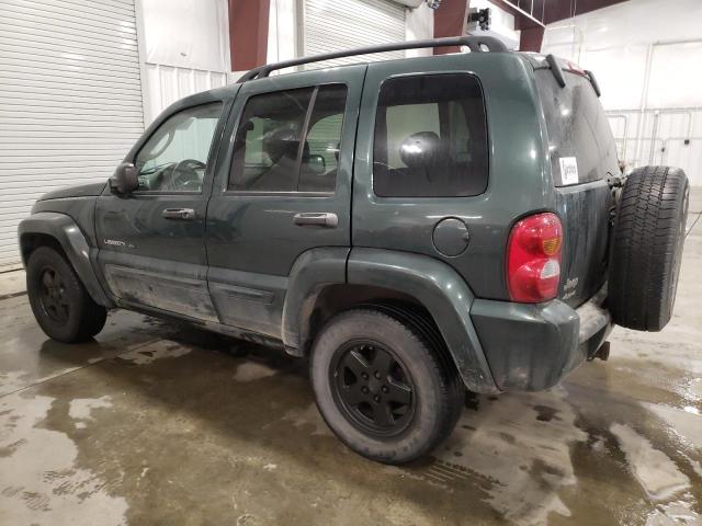 1J4GL58K93W567635 - 2003 JEEP LIBERTY LI GREEN photo 2