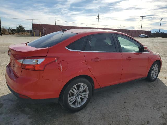 1FAHP3H22CL372518 - 2012 FORD FOCUS SEL RED photo 3