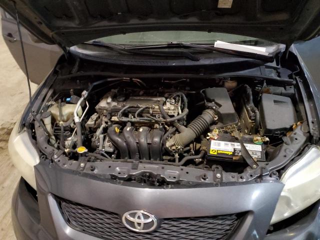 2T1BU4EE7AC407488 - 2010 TOYOTA COROLLA BASE GRAY photo 11