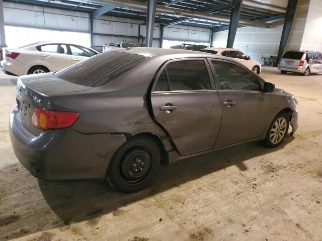 2T1BU4EE7AC407488 - 2010 TOYOTA COROLLA BASE GRAY photo 3