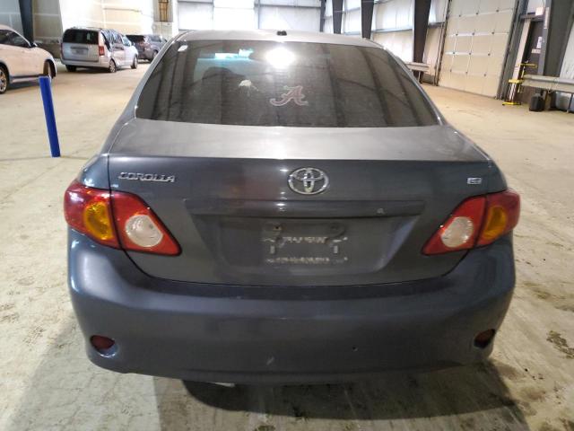 2T1BU4EE7AC407488 - 2010 TOYOTA COROLLA BASE GRAY photo 6