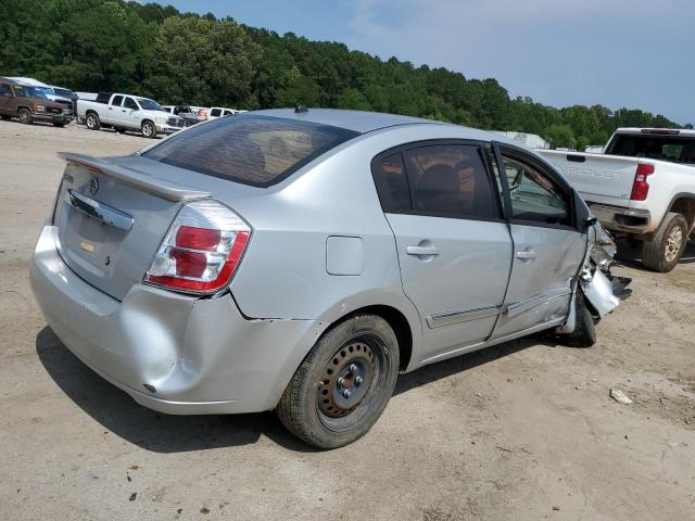 3N1AB6AP0CL624842 - 2012 NISSAN SENTRA 2.0 SILVER photo 3