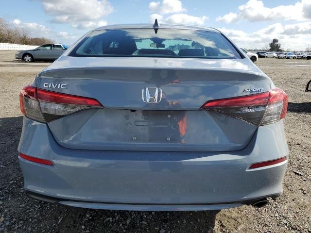 2HGFE2F54NH565902 - 2022 HONDA CIVIC SPORT BLUE photo 6