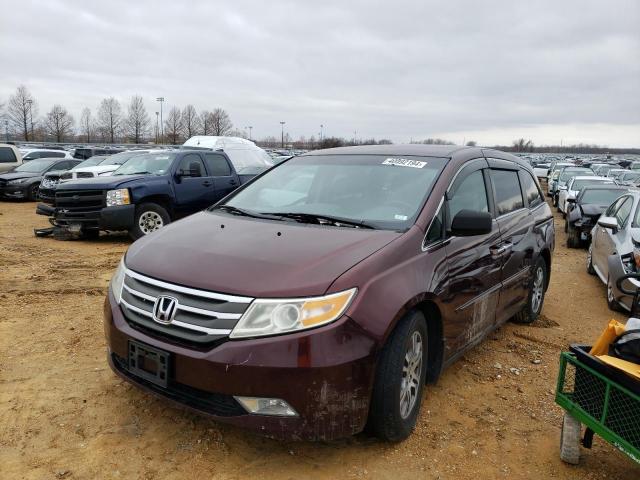 5FNRL5H48CB039315 - 2012 HONDA ODYSSEY EX MAROON photo 1