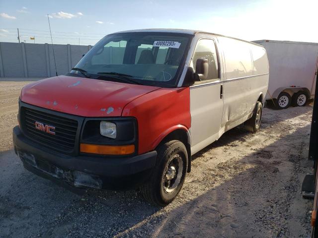 1GTGG29C581235230 - 2008 GMC SAVANA G2500 WHITE photo 1