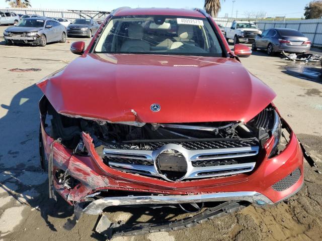 WDC0G4KB9JV027441 - 2018 MERCEDES-BENZ GLC 300 4MATIC RED photo 5