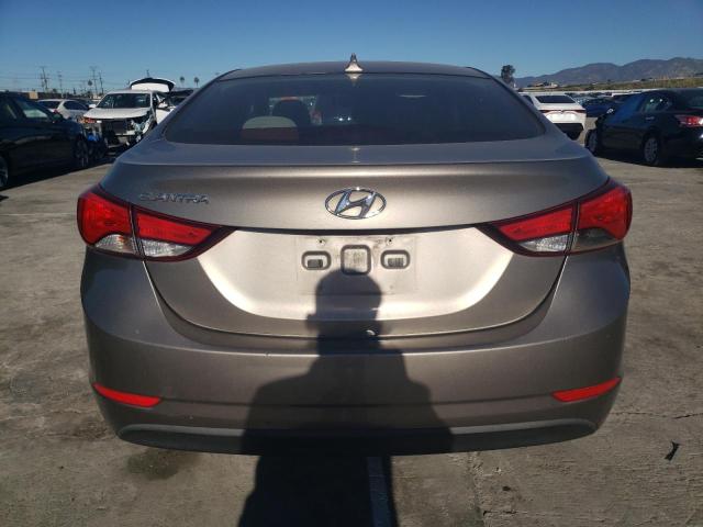 5NPDH4AE6EH464352 - 2014 HYUNDAI ELANTRA SE SILVER photo 6