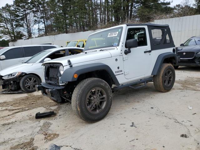 1C4AJWAG1GL345370 - 2016 JEEP WRANGLER SPORT WHITE photo 1