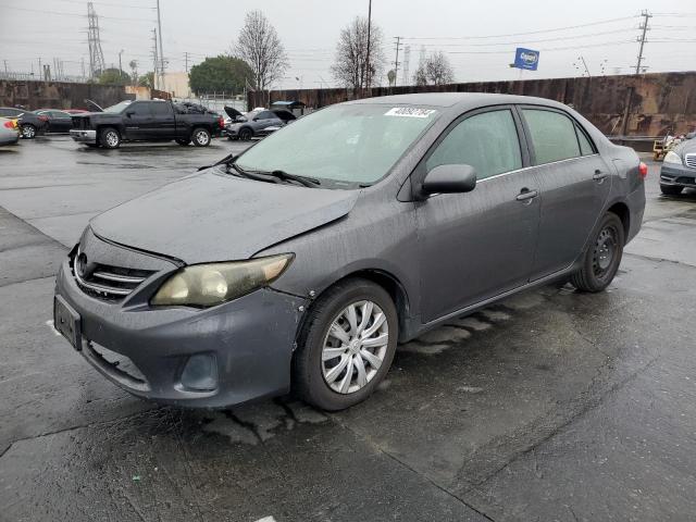 5YFBU4EE4DP125054 - 2013 TOYOTA COROLLA BASE GRAY photo 1