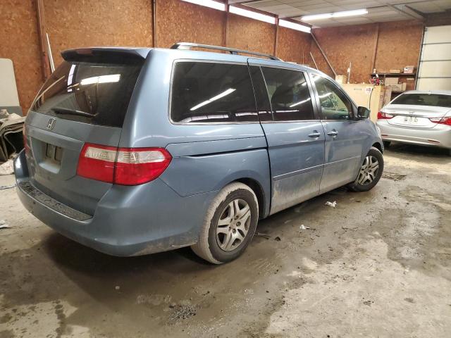 5FNRL38716B043791 - 2006 HONDA ODYSSEY EXL BLUE photo 3