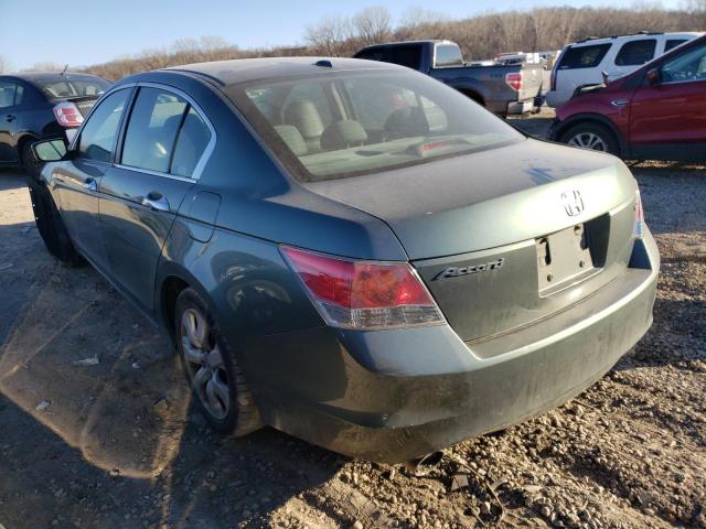 1HGCP368X8A076131 - 2008 HONDA ACCORD EXL GRAY photo 2