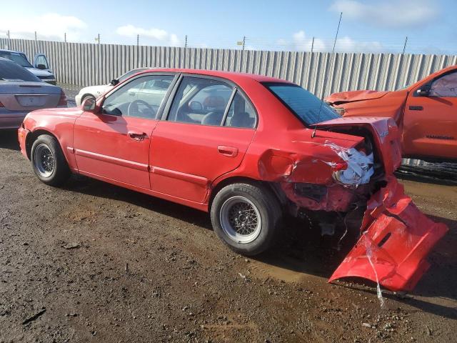 KMHCG45C54U516660 - 2004 HYUNDAI ACCENT GL RED photo 2