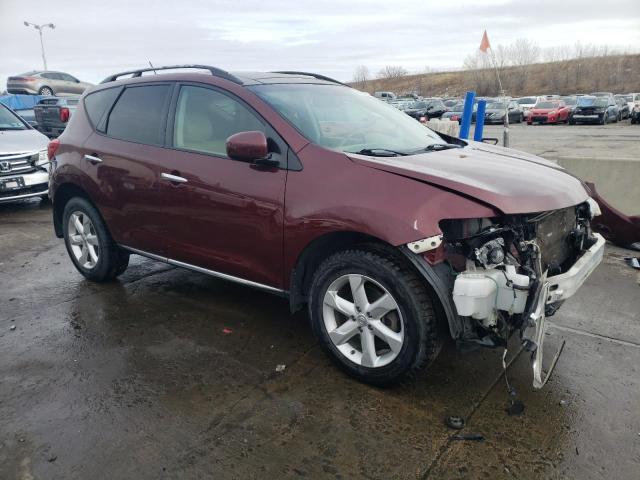 JN8AZ18W49W161314 - 2009 NISSAN MURANO S BURGUNDY photo 4