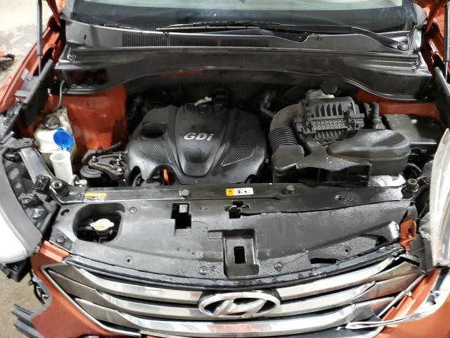 5XYZU3LBXDG005765 - 2013 HYUNDAI SANTA FE S ORANGE photo 12