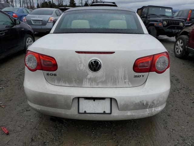 WVWDA71F67V033544 - 2007 VOLKSWAGEN EOS 2.0T SPORT WHITE photo 6