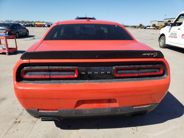 2C3CDZC96GH352512 - 2016 DODGE CHALLENGER SRT HELLCAT ORANGE photo 6