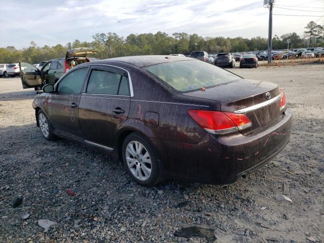 4T1BK3DB0CU469257 - 2012 TOYOTA AVALON BASE BROWN photo 2