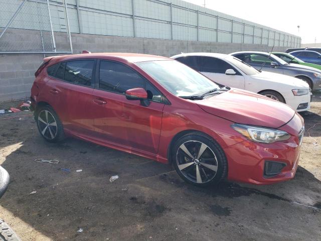 4S3GTAK60J3708956 - 2018 SUBARU IMPREZA SPORT RED photo 4