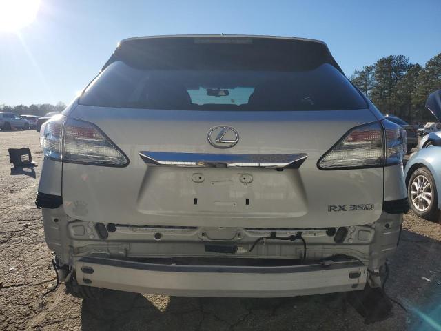 2T2BK1BA9CC134350 - 2012 LEXUS RX 350 SILVER photo 6