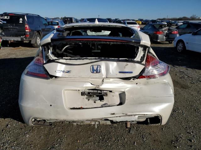 JHMZF1C47FS000275 - 2015 HONDA CR-Z WHITE photo 6