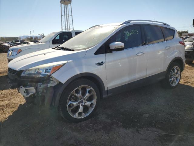 1FMCU9J92EUB99129 - 2014 FORD ESCAPE TITANIUM WHITE photo 1