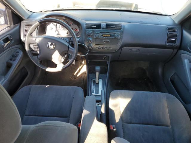 1HGES16594L009732 - 2004 HONDA CIVIC LX GRAY photo 8