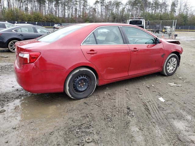 4T4BF1FK8ER357658 - 2014 TOYOTA CAMRY L RED photo 3