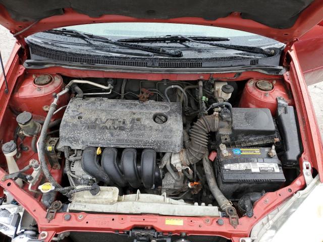 2T1BR32E95C497829 - 2005 TOYOTA COROLLA CE ORANGE photo 11