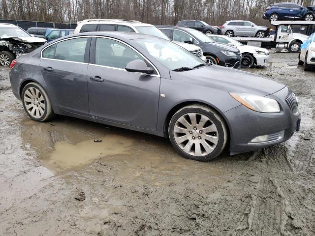 W04G15GV2B1066826 - 2011 BUICK REGAL CXL GRAY photo 4