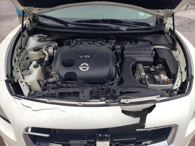 1N4AA5AP5EC437451 - 2014 NISSAN MAXIMA S WHITE photo 11