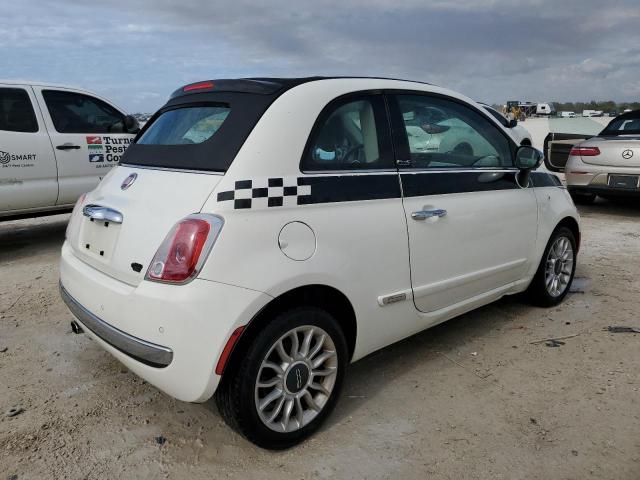 3C3CFFER4CT347767 - 2012 FIAT 500 LOUNGE WHITE photo 3