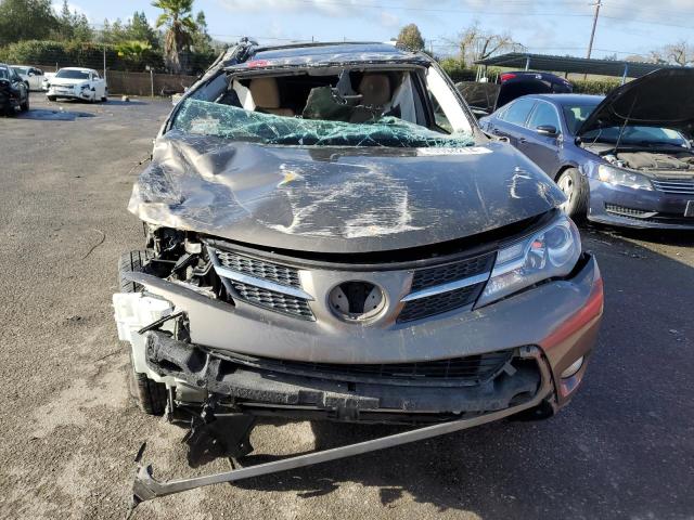 JTMRFREV3DD014715 - 2013 TOYOTA RAV4 XLE GRAY photo 5