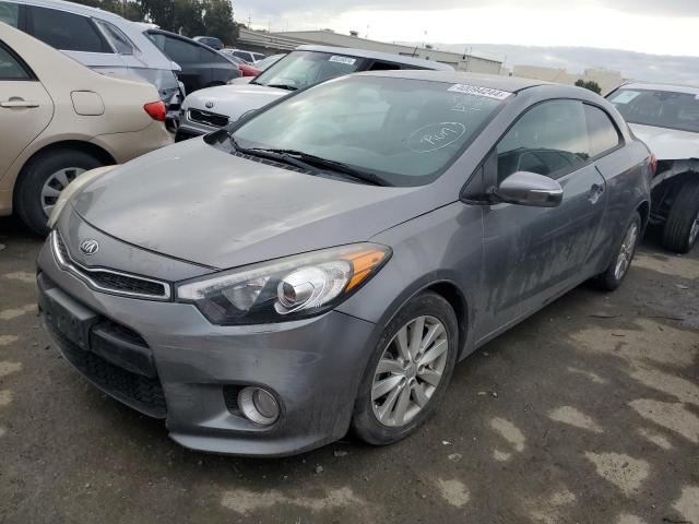 KNAFX6A80G5597870 - 2016 KIA FORTE EX GRAY photo 1