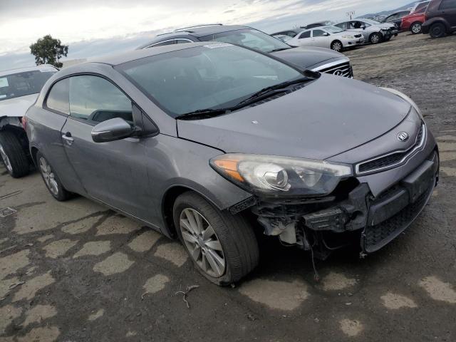 KNAFX6A80G5597870 - 2016 KIA FORTE EX GRAY photo 4