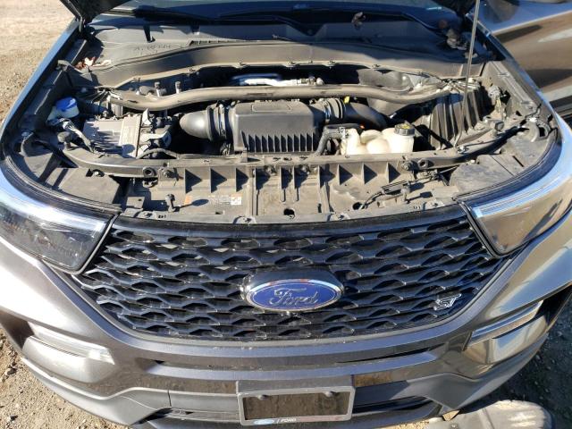 1FM5K8GC0LGB74866 - 2020 FORD EXPLORER ST GRAY photo 12