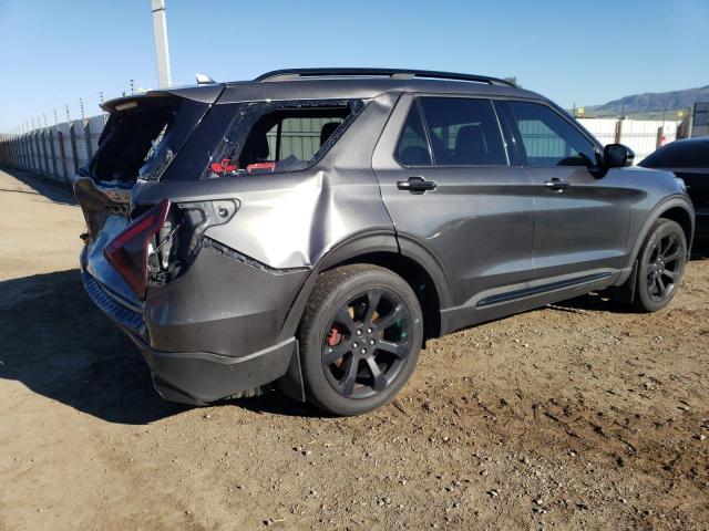 1FM5K8GC0LGB74866 - 2020 FORD EXPLORER ST GRAY photo 3