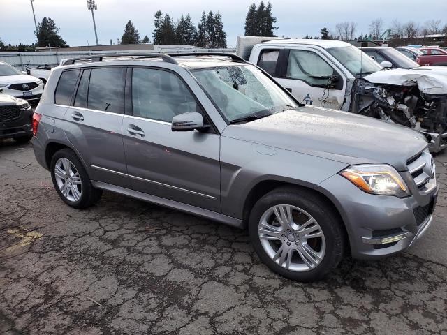 WDCGG0EB9FG424341 - 2015 MERCEDES-BENZ GLK 250 BLUETEC SILVER photo 4