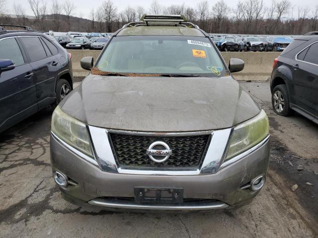 5N1AR2MM2EC704351 - 2014 NISSAN PATHFINDER S Մոխրագույն լուսանկար 5