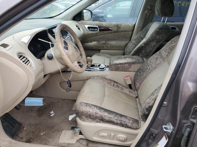 5N1AR2MM2EC704351 - 2014 NISSAN PATHFINDER S Մոխրագույն լուսանկար 7