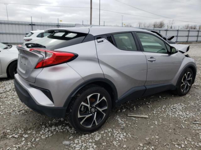 JTNKHMBX5K1035645 - 2019 TOYOTA C-HR XLE GRAY photo 3