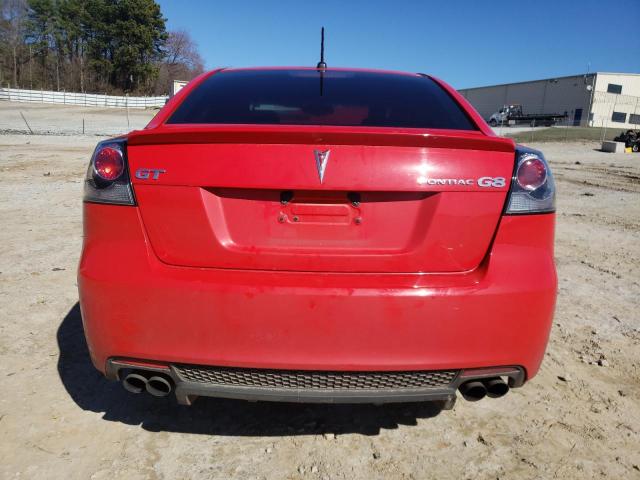 6G2EC57Y49L300777 - 2009 PONTIAC G8 GT RED photo 6