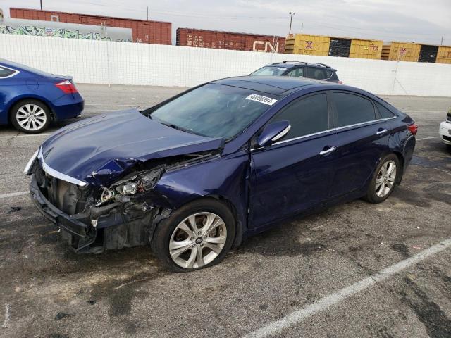 5NPEC4AC0DH666068 - 2013 HYUNDAI SONATA SE BLUE photo 1