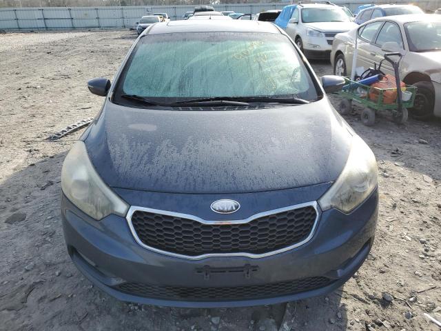 KNAFZ4A84E5086626 - 2014 KIA FORTE EX GRAY photo 5