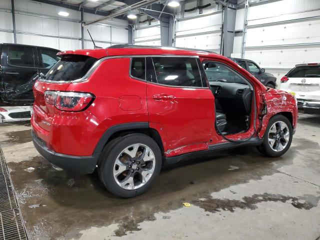 3C4NJCCB8KT662772 - 2019 JEEP COMPASS LIMITED RED photo 3